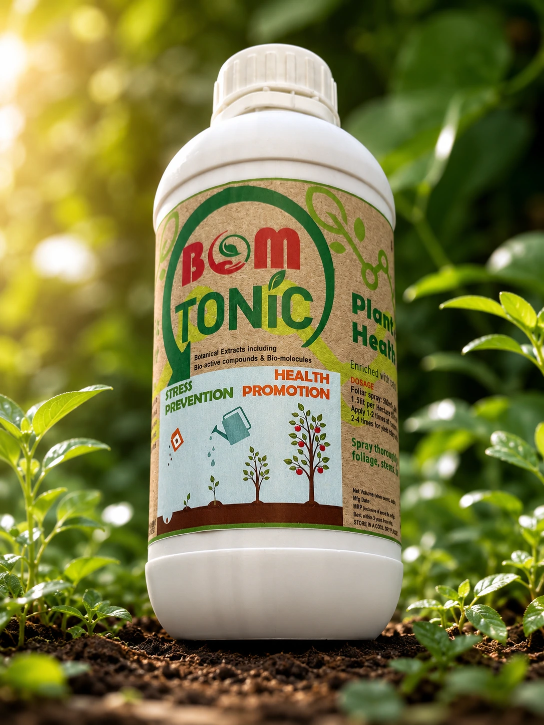 Bom Tonic bottle